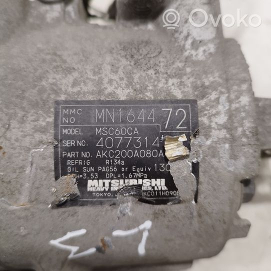 Mitsubishi Colt Compressore aria condizionata (A/C) (pompa) MN164472