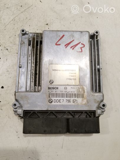 BMW X3 E83 Unité de commande, module ECU de moteur 0281011564