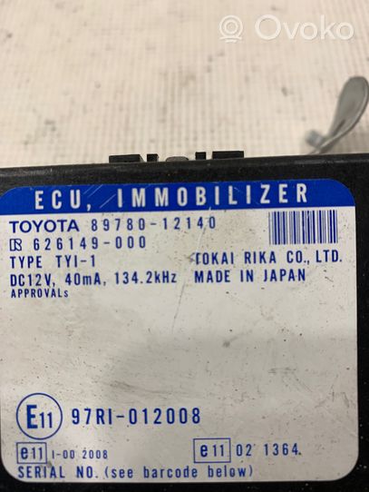 Toyota Corolla E120 E130 Sterownik / Moduł ECU 8978012140