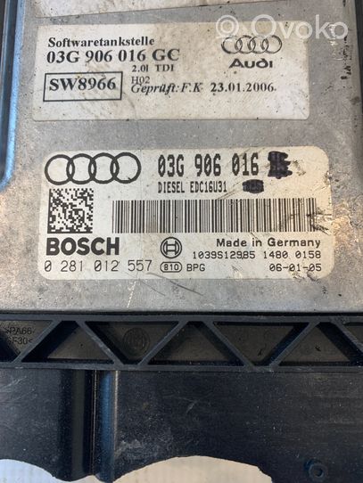 Audi A6 S6 C6 4F Sterownik / Moduł ECU 03G906016GC
