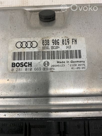 Audi A4 S4 B6 8E 8H Calculateur moteur ECU 038906019FN