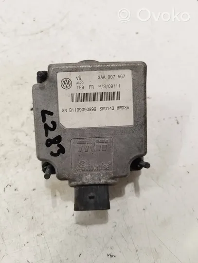 Volkswagen PASSAT B7 Distronic sensor radar 3AA907567