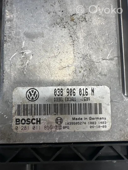 Volkswagen Transporter - Caravelle T5 Sterownik / Moduł ECU 038906016N