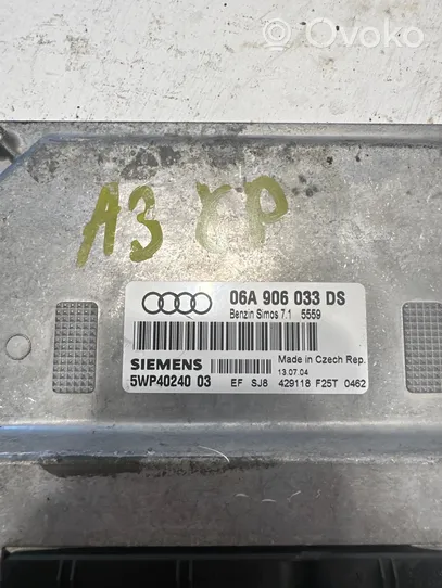 Audi A3 S3 8P Centralina/modulo del motore 06A906033DS