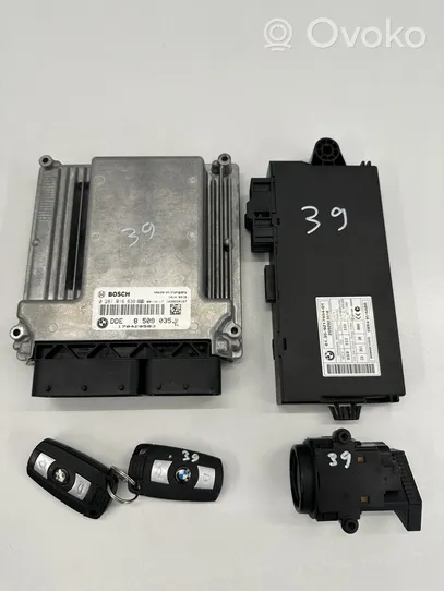 BMW 5 E60 E61 Komputer / Sterownik ECU i komplet kluczy 6135921785401