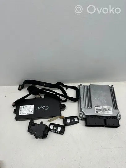 BMW 5 E60 E61 Kit centralina motore ECU e serratura 7811151