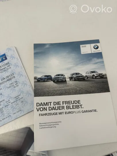 BMW 5 F10 F11 Serviso knygelė 