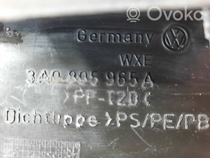 Volkswagen PASSAT B4 Plaque de protection anti-poussière du disque de frein avant 3A0805965A