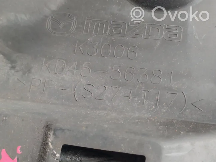 Mazda CX-5 Plaque avant support serrure de capot KD4556381