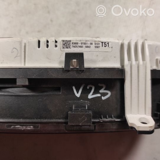 Toyota Venza Compteur de vitesse tableau de bord 838000T05100