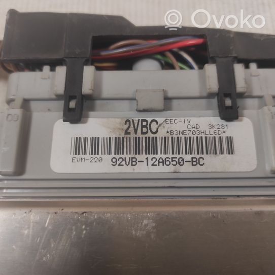 Ford Transit Centralina/modulo motore ECU 92VB12A650BC