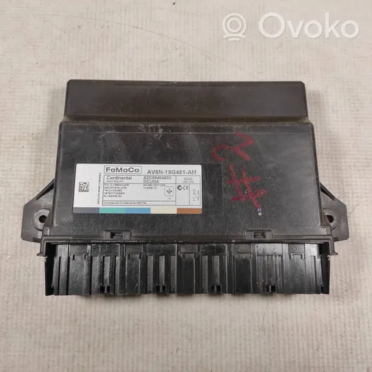 Ford C-MAX II Keyless (KESSY) go control unit/module AV6N19G481AM