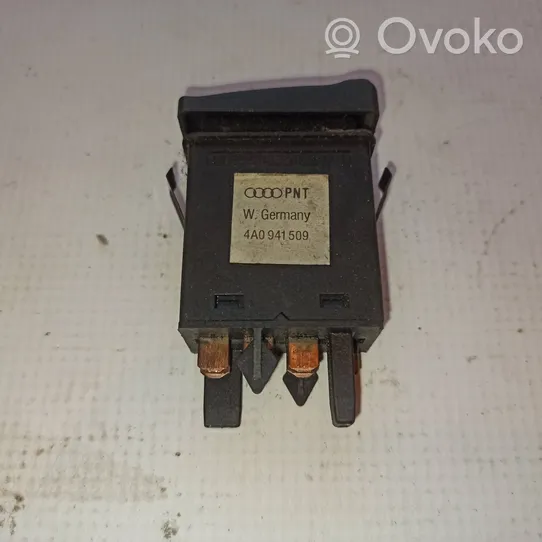 Audi 80 90 S2 B4 Botón interruptor de luz de peligro 4A0941509