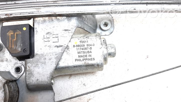 Isuzu D-Max Elektryczny podnośnik szyby drzwi tylnych 1174087B