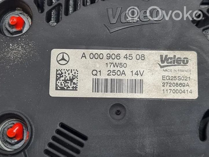 Mercedes-Benz CLS C257 Generator/alternator A0009064508