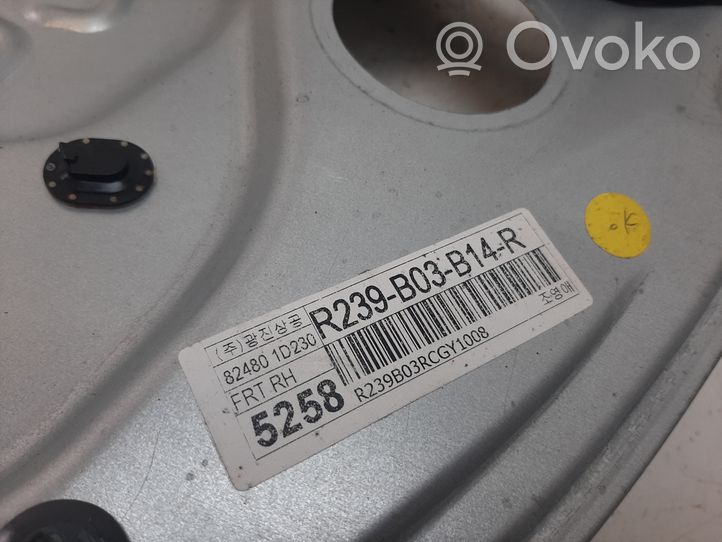 KIA Carens II Mécanisme de lève-vitre avant sans moteur 824801D230