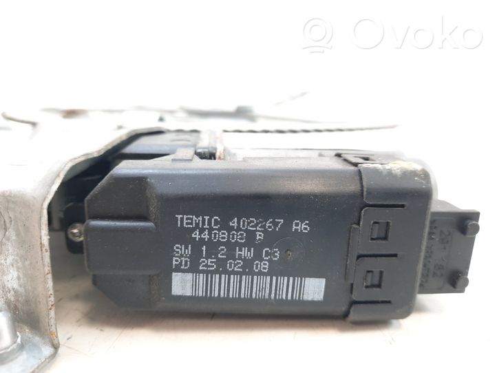 Opel Meriva A Mécanisme de lève-vitre avec moteur 93189576