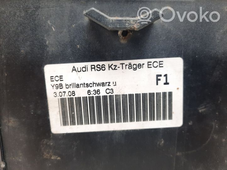 Audi RS6 C6 Support de plaque d'immatriculation 4F0807285BM