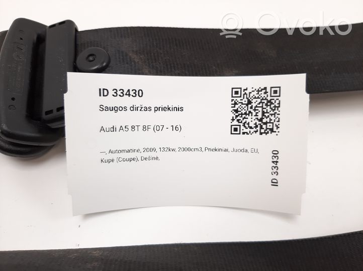 Audi A5 8T 8F Cintura di sicurezza anteriore 0715C281QL