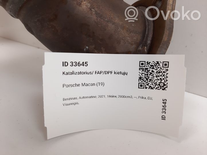 Porsche Macan Filtr cząstek stałych Katalizator / FAP / DPF 8W0131765F