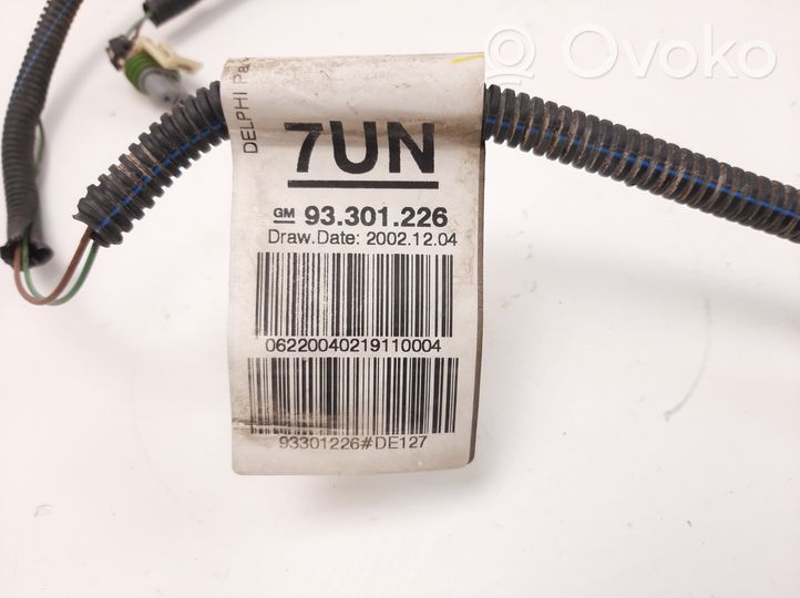 Opel Meriva A Tailgate/trunk wiring harness 93301226