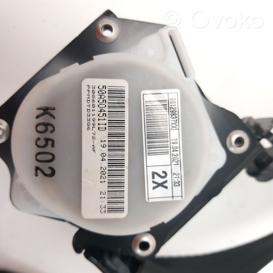 Toyota Proace Cintura di sicurezza posteriore 98129837XX