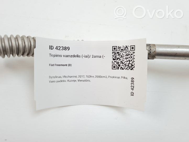 Fiat Freemont Tubo flessibile mandata olio del turbocompressore turbo 55206325