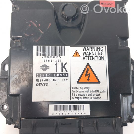 Nissan Navara D40 Sterownik / Moduł ECU 23710EB33A