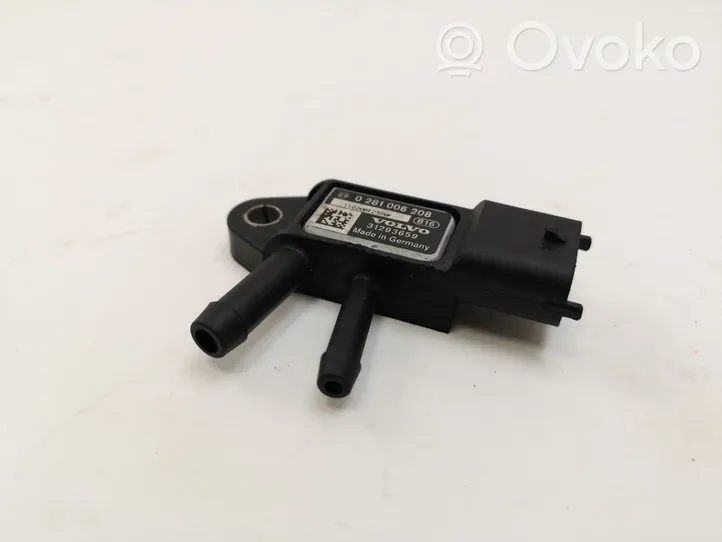 Volvo V70 Sensor de presión del escape 31293659