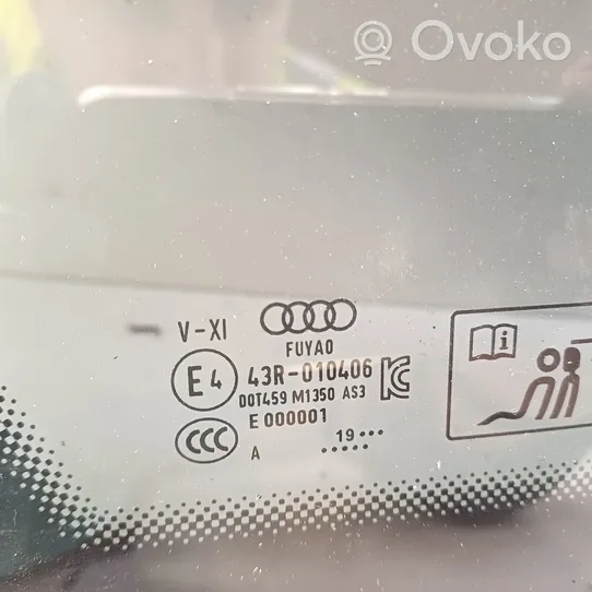 Audi e-tron Szyba karoseryjna drzwi tylnych 4KE845297AR