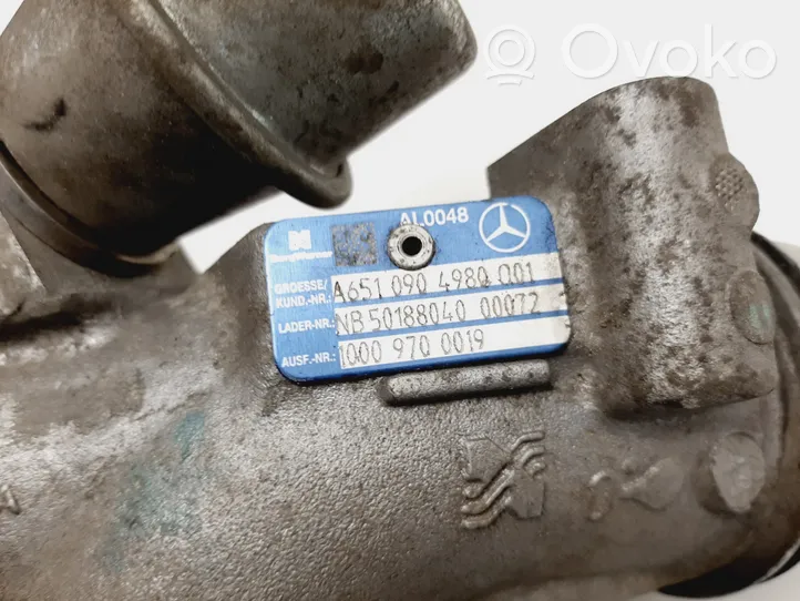 Mercedes-Benz GLK (X204) Turbine A6510904980001