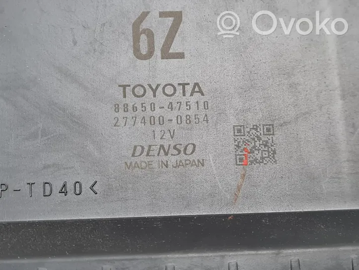 Toyota Prius (XW50) Module unité de contrôle climatisation 8865047510