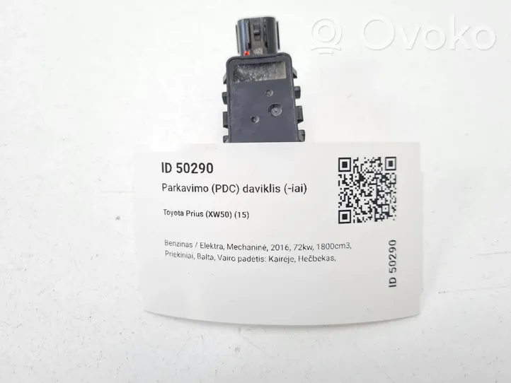 Toyota Prius (XW50) Sensor PDC de aparcamiento 8934148040