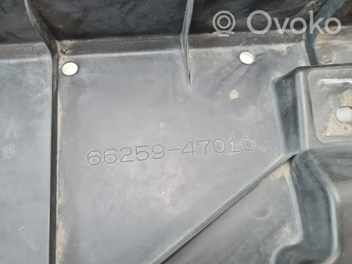 Toyota Prius (XW50) Rear bumper underbody cover/under tray 6625947010