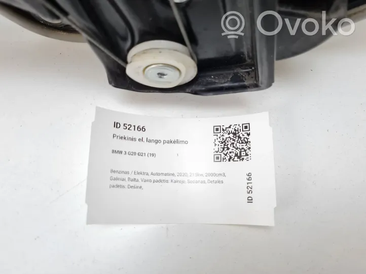 BMW 3 G20 G21 Fensterhebermechanismus ohne Motor Tür vorne 7432232