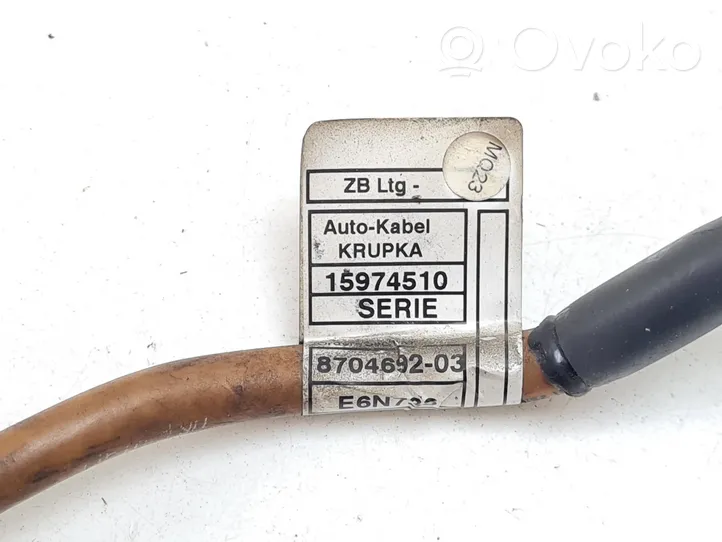 BMW 3 G20 G21 Câble négatif masse batterie 15974510