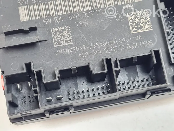 Skoda Superb B6 (3T) Sterownik / Moduł drzwi 8X0959793E