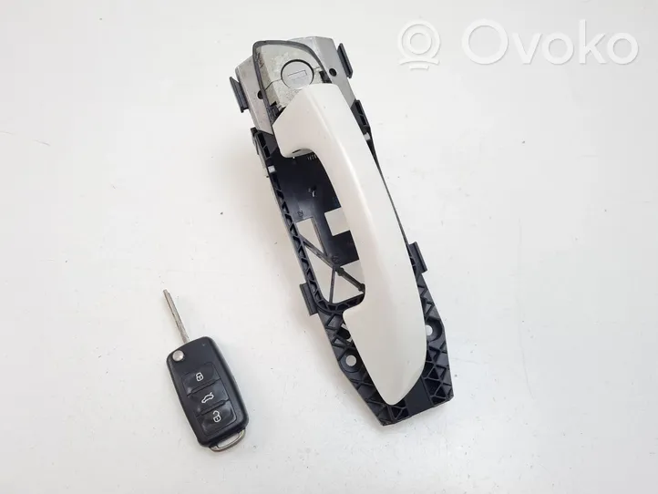 Skoda Superb B6 (3T) Front door exterior handle 5N0837885H