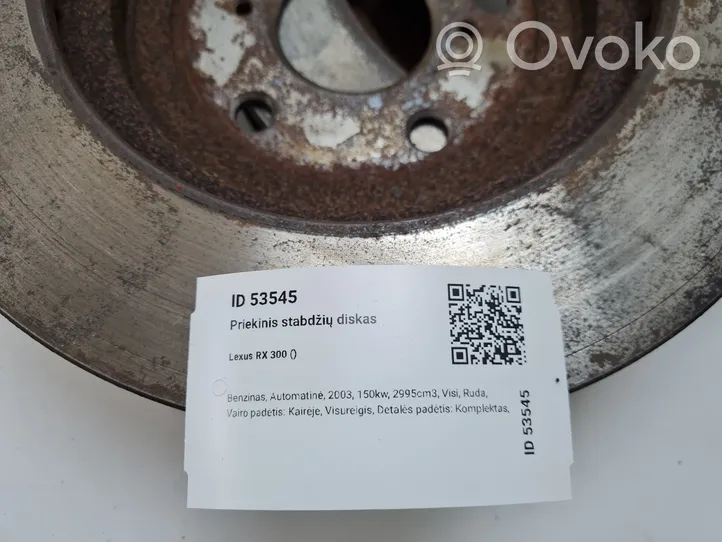 Lexus RX 300 Bremsscheibe vorne 