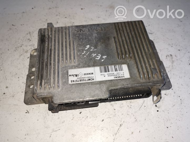 Renault Scenic I Variklio valdymo blokas 7700875745