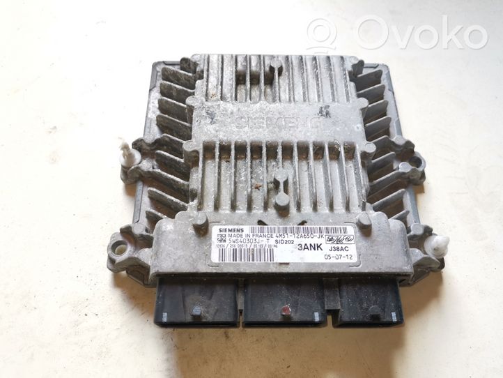 Ford Focus Engine control unit/module 4M5112A650JK