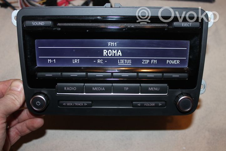 Volkswagen PASSAT B7 Radio/CD/DVD/GPS-pääyksikkö 5M0035186J