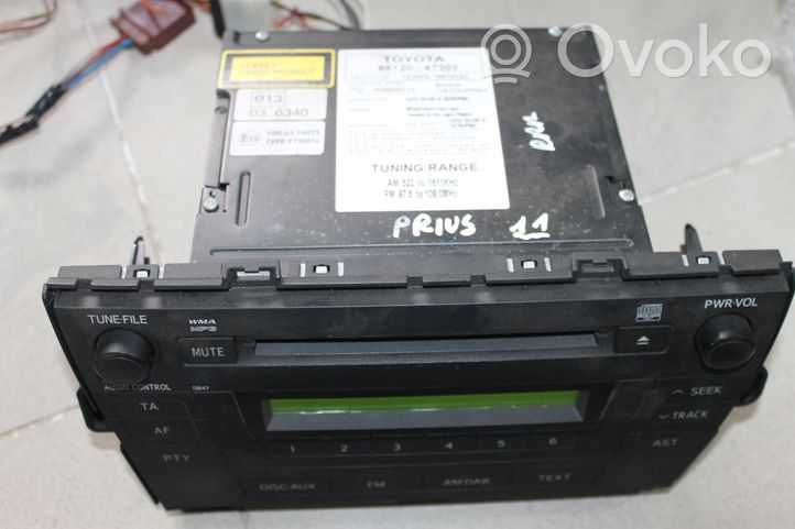 Toyota Prius (XW30) Unità principale autoradio/CD/DVD/GPS 8612047301