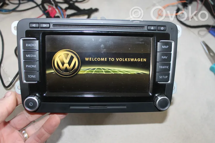 Volkswagen Tiguan Radio/CD/DVD/GPS-pääyksikkö 1T0035680C