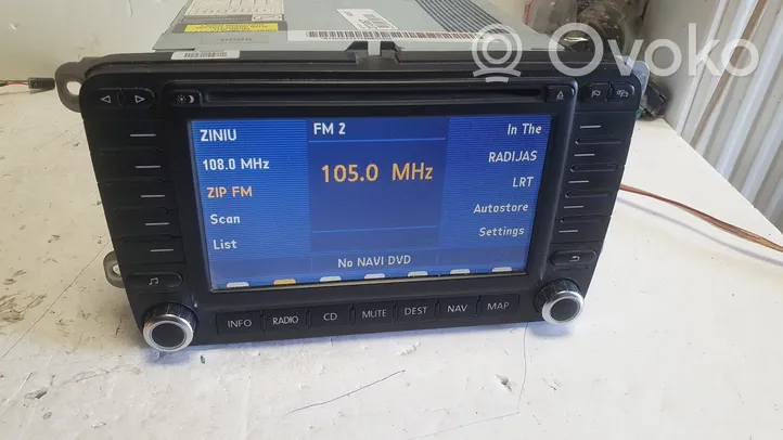 Volkswagen Touran I Panel / Radioodtwarzacz CD/DVD/GPS 1K0035198A