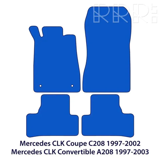 Mercedes-Benz CLK A208 C208 Car floor mat set 