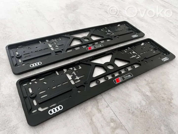 Audi A8 S8 D3 4E Support de plaque d'immatriculation 