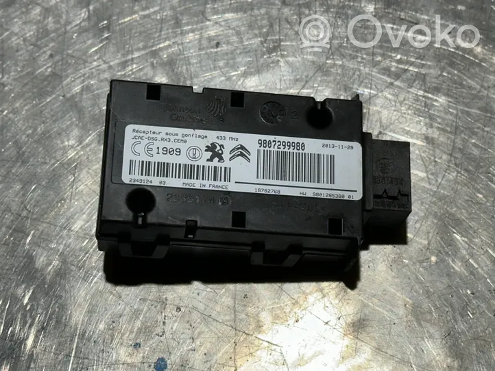 Citroen C5 Sterownik / Moduł kontroli ciśnienia w oponach 9807299980