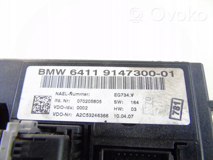 BMW 3 E92 E93 Climate control unit 9147300