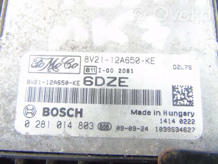 Ford Fiesta Variklio valdymo blokas 8V2112A650KE